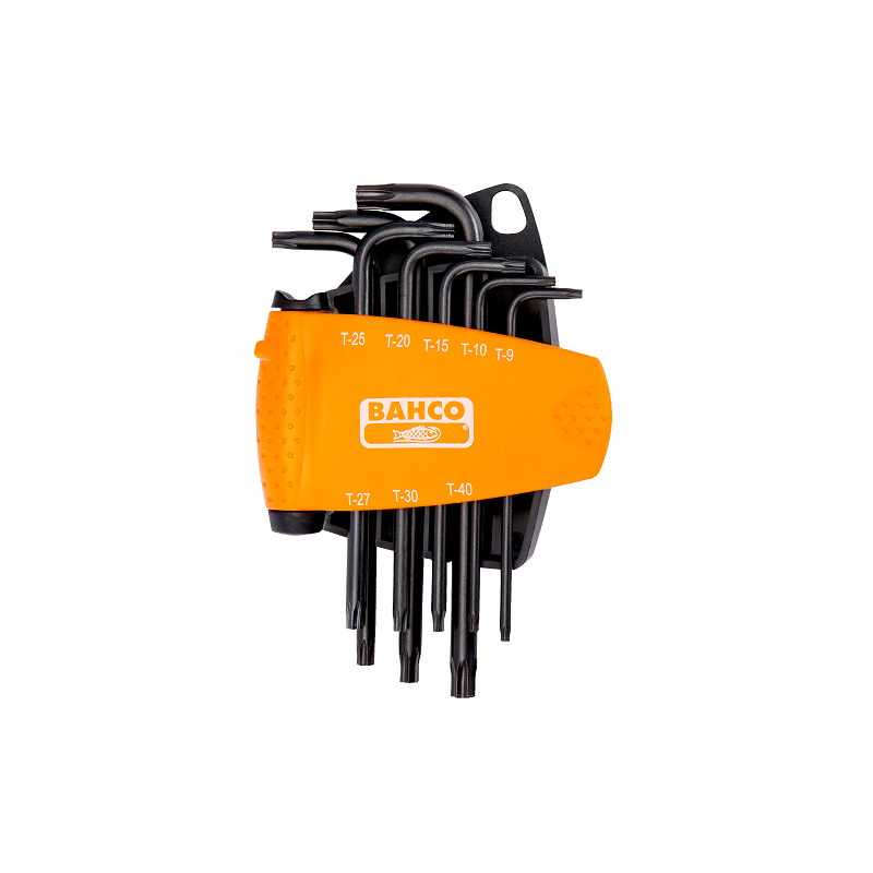 Bahco Jeu de 8 clés mâles Torx Tamper finition phosphatée BE-8675 Bahco Kobleo