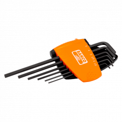 Bahco Jeu de 6 clés mâles 6 pans longues 15 2 25 3 4 5 mm finition phosphaté Bahco Kobleo