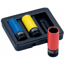 Bahco Jeu de 3 douilles à chocs pour roues de 17, 19 et 21 mm BWSS12P3 Bahco Kobleo