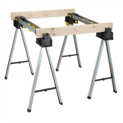Stanley Lot de 2 Tréteaux haute capacité charge 900 Kg Kobleo Stanley Lot de 2 Tréteaux haute capacité charge 900 Kg Kobleo