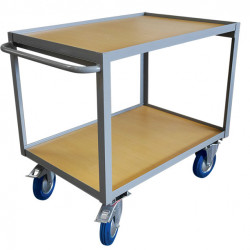Stockman Servante d’atelier plateau bois 1000 x 700 mm capacité 500 kg WP50A/2 Stockman Kobleo