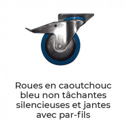 Stockman Servante d’atelier plateau bois 1000 x 700 mm capacité 500 kg WP50A/2 Stockman Kobleo