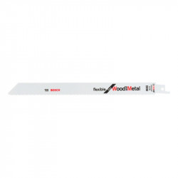 Bosch Lot de 5 lames de scie sabre 225 mm flexible pour bois et métal S1122H Kobleo