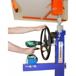 Edma Lève plaque à crémaillère Edmaplac 450 4,50m charge max 80kg Edma Kobleo