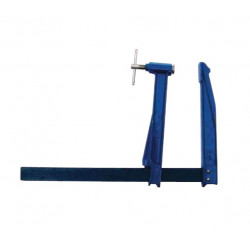 Leman Lot de 2 Serre-joint à pompe saillie large 40x10 600mm Kobleo Leman Lot de 2 Serre-joint à pompe saillie large 40x10 600mm Kobleo