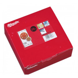 Milwaukee Lot de 25 Disques abrasifs Diam150 mm Grain 40 4932371596 Milwaukee Kobleo