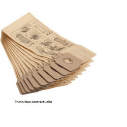 Lavor Lot de 10 sacs filtres papier Kobleo