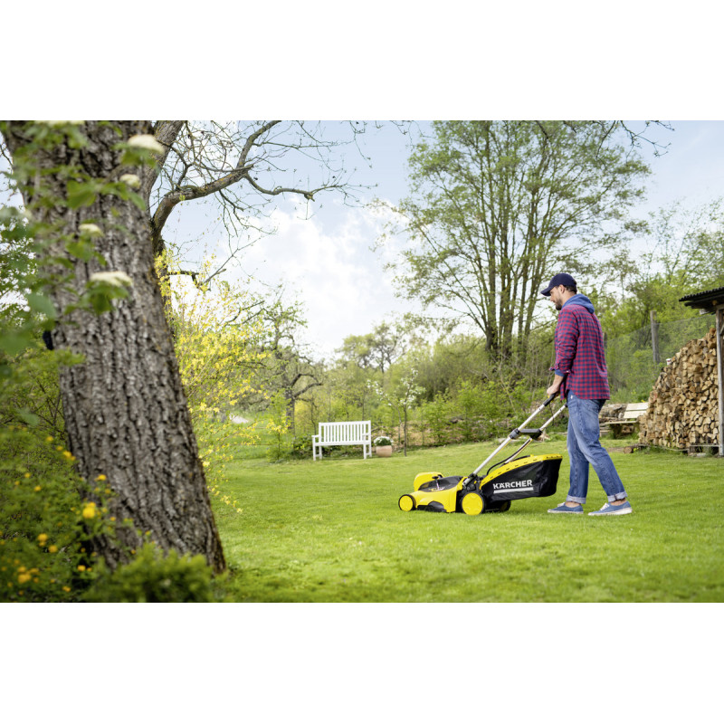 Karcher Tondeuse LMO 36-46 36V coupe 46cm bac 55L produit seul Karcher Kobleo Karcher Tondeuse LMO 36-46 36V coupe 46cm bac 55L produit seul Karcher Kobleo