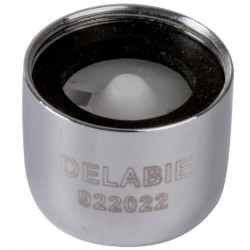 Delabie Lot de 2 Brise-jet à débit réglable F 22 x 100 Delabie Kobleo