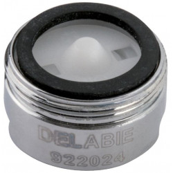 Delabie Lot de 2 Brise-jet à débit réglable M 24 x 100 Delabie Kobleo