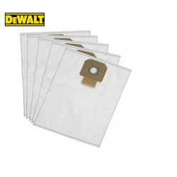 DeWalt Lot de 5 sacs d’aspirateur en tissu pour DWV900L / DWV901L / DWV902M Kobleo