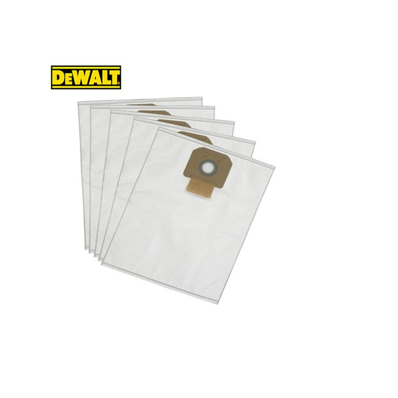 DeWalt Lot de 5 sacs d’aspirateur en tissu pour DWV900L / DWV901L / DWV902M Kobleo