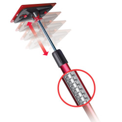 Zipwall Lot de 2 Perches télescopiques aluminium 6m10 KT20 Zipwall Kobleo