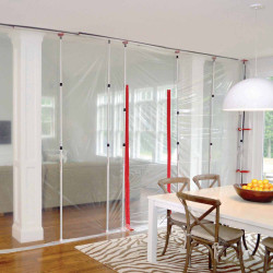 Zipwall Lot de 4 Perches télescopiques aluminium 3m60 et un sac de transport S Kobleo