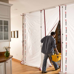 Zipwall Lot de 6 Perches télescopiques aluminium 3m60 SLP6 Zipwall Kobleo