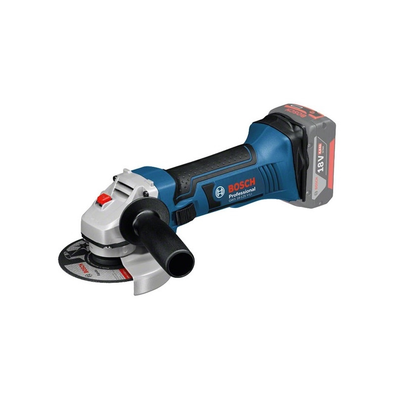 Bosch Professional Meuleuse à batterie GWS18-125V-LI 18V Li-Ion 125mm produit seul Bosch Kobleo