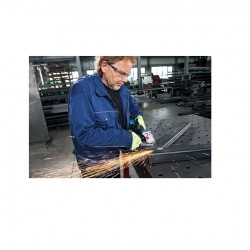 Bosch Professional Meuleuse d'angle à batterie 18V avec 2 batteries Li-Ion 50Ah Flasque G Kobleo Bosch Professional Meuleuse d'angle à batterie 18V avec 2 batteries Li-Ion 50Ah Flasque G Kobleo