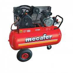 Mecafer Compresseur 3CV 100 litres bicylindre TWENTY Kobleo