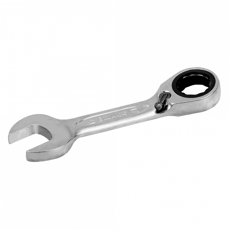 Bahco Mini clé mixte à cliquet court métrique avec finition chromée 14 mm 10 Bahco Kobleo