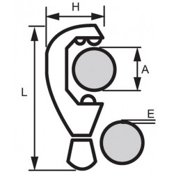 Virax Mini coupe-tube cuivre 3-16 mm Kobleo