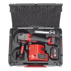 Milwaukee Meuleuse d'angle 125 mm 18 V Li-ion 2x 50 Ah en HD Box M18 CAG125X-502 Milwaukee Kobleo Milwaukee Meuleuse d'angle 125 mm 18 V Li-ion 2x 50 Ah en HD Box M18 CAG125X-502 Milwaukee Kobleo