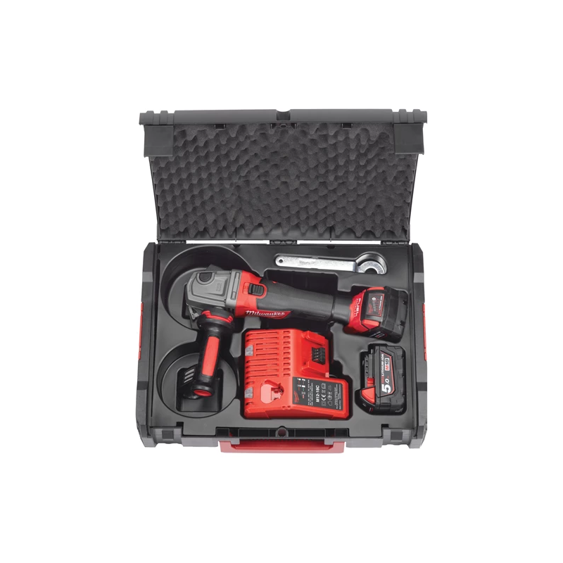 Meuleuse d'angle professionnelle MILWAUKEE M18 125 mm (sans