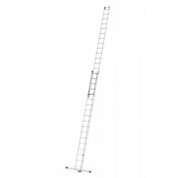 Hailo Echelle coulissante à corde 2x18 échelons 150 kg ProfiStep Duo Kobleo