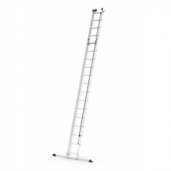 Hailo Echelle coulissante à corde 2x18 échelons 150 kg ProfiStep Duo Kobleo