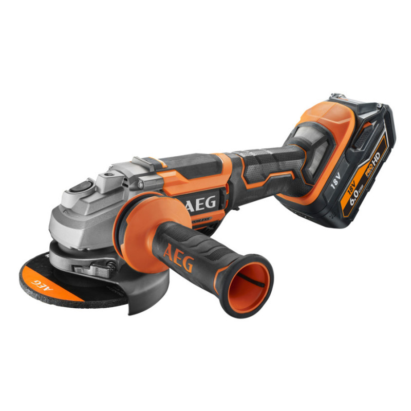 AEG Meuleuse d'angle 125mm Brushless 18V Pro Li-Ion 60Ah coffret BEWS 18-1 AEG Kobleo