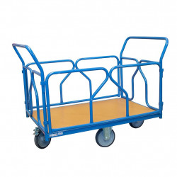 Fimm Chariot modulaire habillage tube charge 500kg 1200x800mm roues losange Kobleo