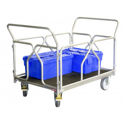 Fimm Chariot modulaire habillage tube 500 kg 1000x700mm 2 dossiers et 2 rid Kobleo