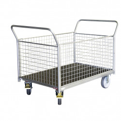 Fimm Chariot modulaire Fimm grillagé charge 500kg 1000x700mm gris Kobleo