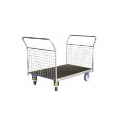 Fimm Chariot modulaire 1200x800 mm charge 500 Kg 2 dossiers grillagés Kobleo
