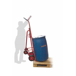 Fimm Diable palettiseur-dépalettiseur fûts charge 350 kg 220 L roues caoutc Kobleo