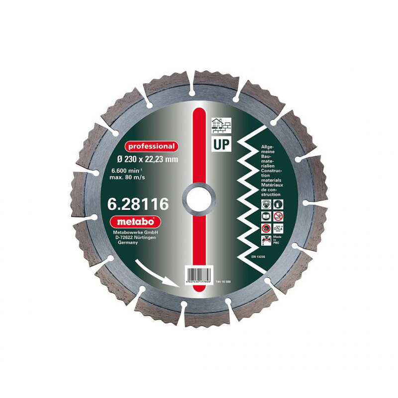 Metabo Meule de tronçonnage diamantée 400x3,2x25,4mm Professional UP Kobleo