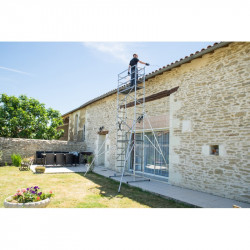 Hailo Réhausse échafaudage bricoleur HobbyStep H6 225x150x46cm Hailo Kobleo