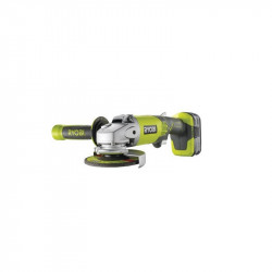 Ryobi Meuleuse d'angle à batterie 18V 4,0Ah Li-Ion disque 115 mm R18AG-140S Kobleo