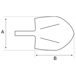 Bahco Pelle ronde avec manche en bois YD 4250A0030 Bahco Kobleo