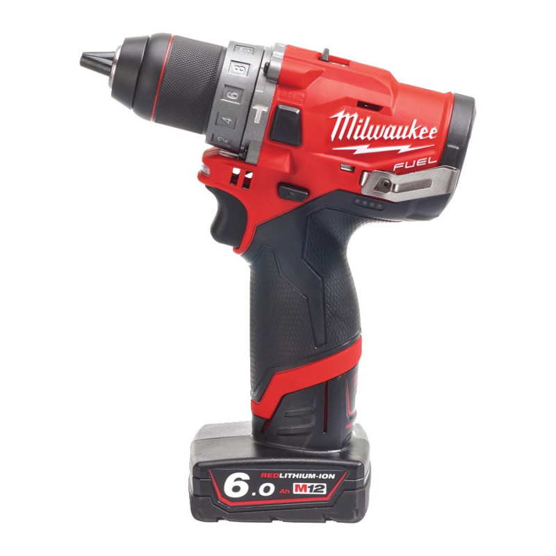 Milwaukee Perceuse percussion M12 FUEL 12V Li-Ion 60Ah 44 Nm 2Vitesses coffret M Kobleo Milwaukee Perceuse percussion M12 FUEL 12V Li-Ion 60Ah 44 Nm 2Vitesses coffret M Kobleo