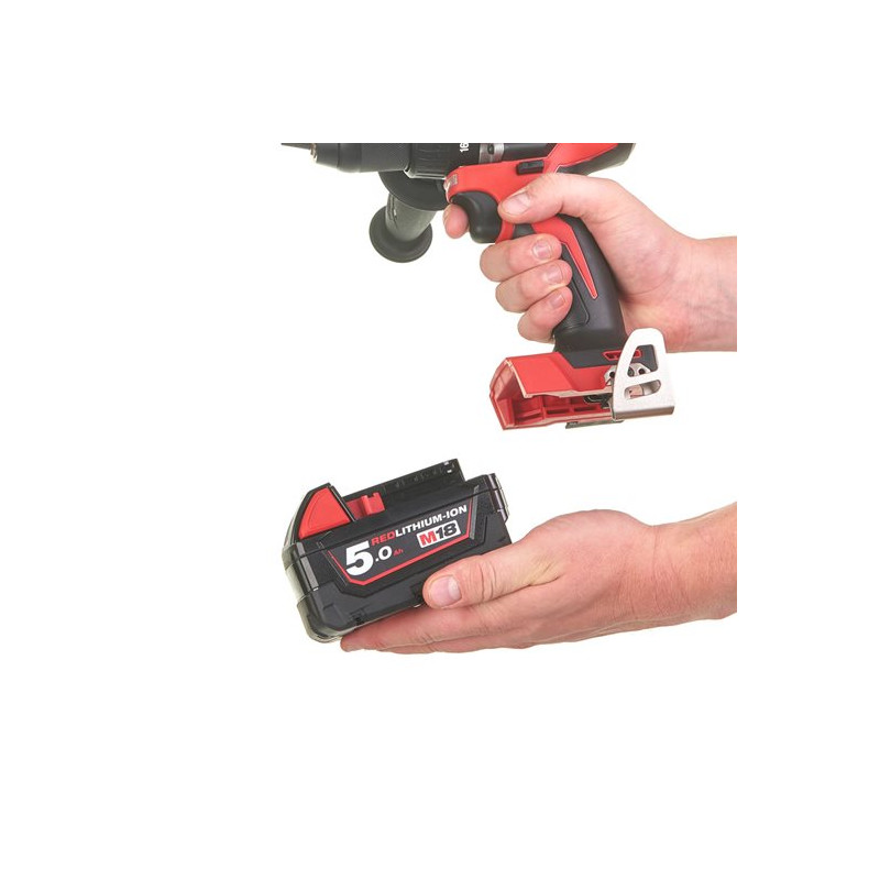 Milwaukee Perceuse percussion BRUSHLESS 18V Li-Ion 50 Ah 82 Nm 2Vitesses M18 BLP Kobleo Milwaukee Perceuse percussion BRUSHLESS 18V Li-Ion 50 Ah 82 Nm 2Vitesses M18 BLP Kobleo