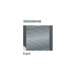 Novellini Paroi fixe latérale 62-68xH150cmVitrage sérigraphie esprit profilé bla Kobleo