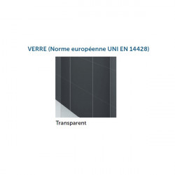 Novellini Paroi fixe latérale 68-74xH150cmVitrage transparent profilé silver AUR Kobleo