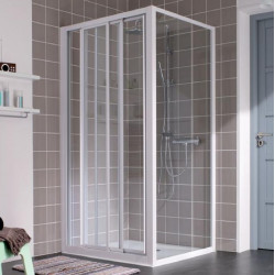 Leda Paroi Atout 3 Coulissante 3 Volets 90 Vt Blanc Kobleo