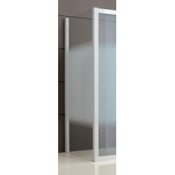 Leda Paroi fixe douche fermée 700x2000mm dépoli dégradé profilé argent mat  Kobleo
