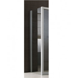 Leda Paroi fixe Argent mat Jazz Plus hauteur 200cm receveur 80x80cm L13JPF0 Leda Kobleo