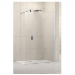 Novellini Paroi fixe transparent 97 à 98,5 cm Lunes H LUNESH100-1-B Kobleo