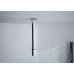 Novellini Paroi fixe transparent 87 à 88,5 cm LUNES H LUNESH90-1-B Kobleo