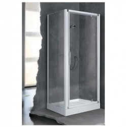 Novellini Paroi fixe transparent 78 à 84 cm Lunes F LUNF78-1A Kobleo