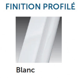 Novellini Pare-baignoire fixe 78-81xH150cmVitrage transparent profilé blanc ROSE Kobleo