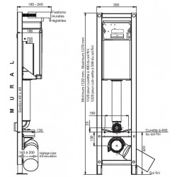 Regiplast Bâti-support Césame mural CE2570 Regiplast Kobleo